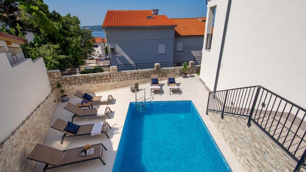 Apartments Villa Frankola With Swimming Pool Crikvenica Exteriér fotografie